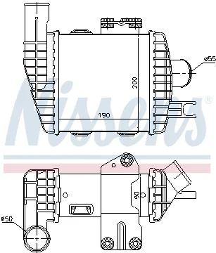 Intercooler HYUNDAI TUCSON; KIA SPORTAGE 2.0D dupa 2004 - Cereri Piese