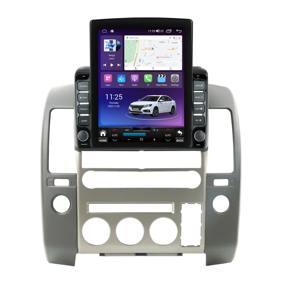 Navigatie dedicata cu Android Nissan Navara D40 2004 - 2014 cu navigatie originala, 8GB RAM, Radio GPS Dual Zone, Touchscreen IPS 9.7" HD tip Tesla, Internet Wi-Fi si slot SIM 4G, Bluetooth, MirrorLink, USB