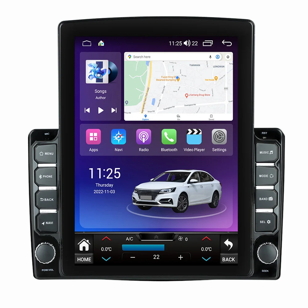Navigatie dedicata cu Android Fiat 500L dupa 2012, 8GB RAM, Radio GPS Dual Zone, Touchscreen IPS 9.7" HD tip Tesla, Internet Wi-Fi si slot SIM 4G, Bluetooth, MirrorLink, USB