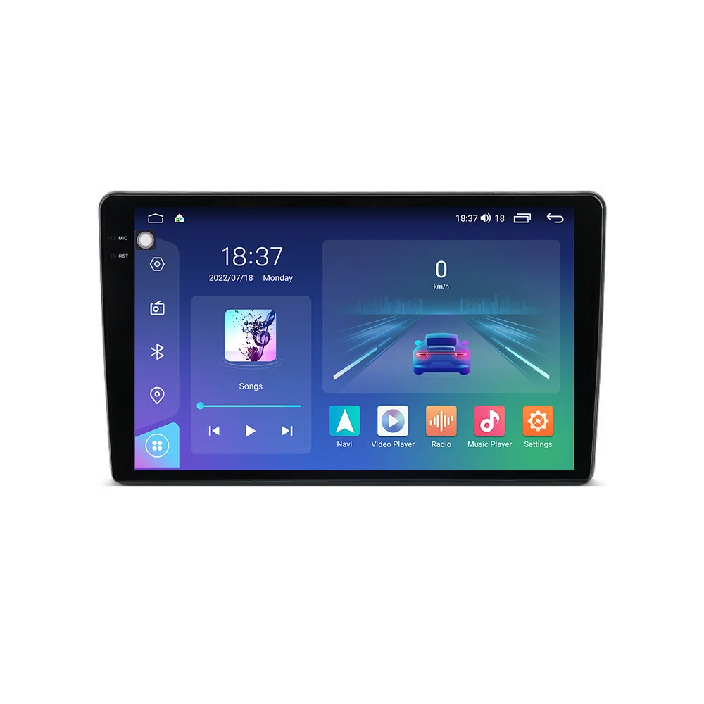Navigatie dedicata cu Android Peugeot Partner 2008 - 2018, 4GB RAM, Radio GPS Dual Zone, Display 2K QLED 9.5" Touchscreen, Internet Wi-Fi si slot SIM 4G, Bluetooth, MirrorLink, USB