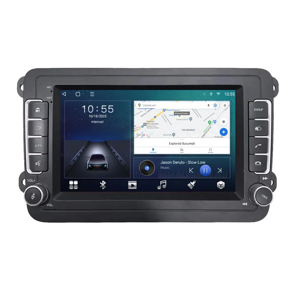 Navigatie dedicata cu Android VW Passat CC 2008 - 2018, 4GB RAM, Radio GPS Dual Zone, Display HD IPS 7" Touchscreen, Internet Wi-Fi si slot SIM 4G, Bluetooth, MirrorLink, USB