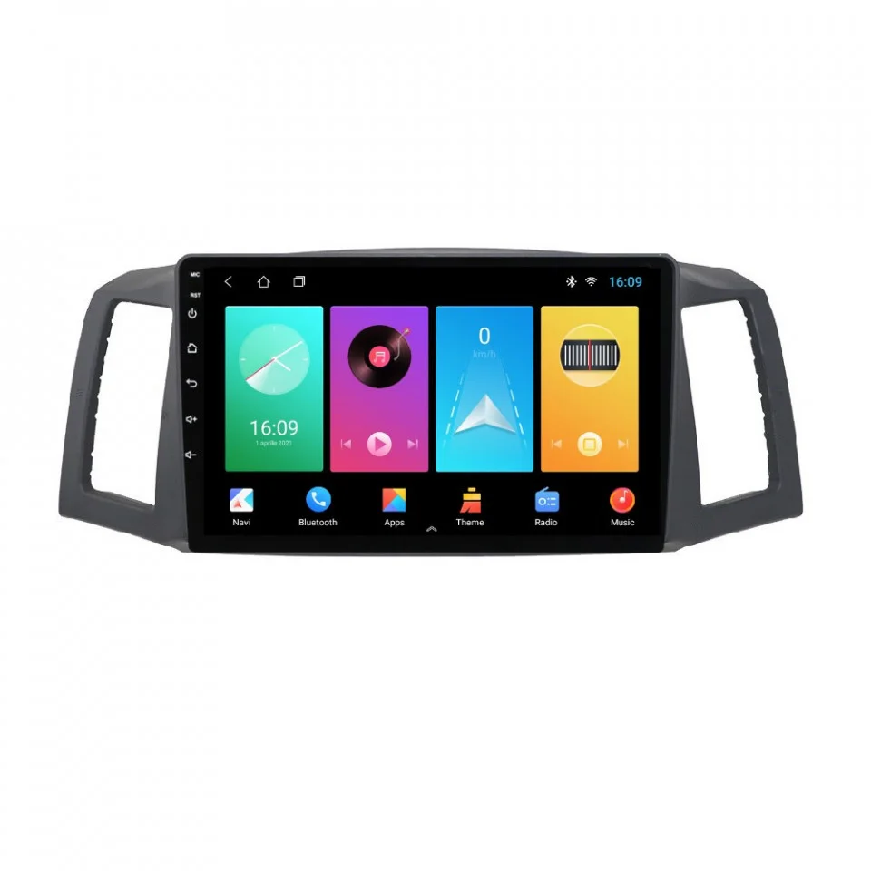 Navigatie dedicata cu Android Jeep Grand Cherokee III 2004 - 2007 fara navigatie originala, 1GB RAM, Radio GPS Dual Zone, Display HD IPS 10" Touchscreen, Internet Wi-Fi, Bluetooth, MirrorLink, USB