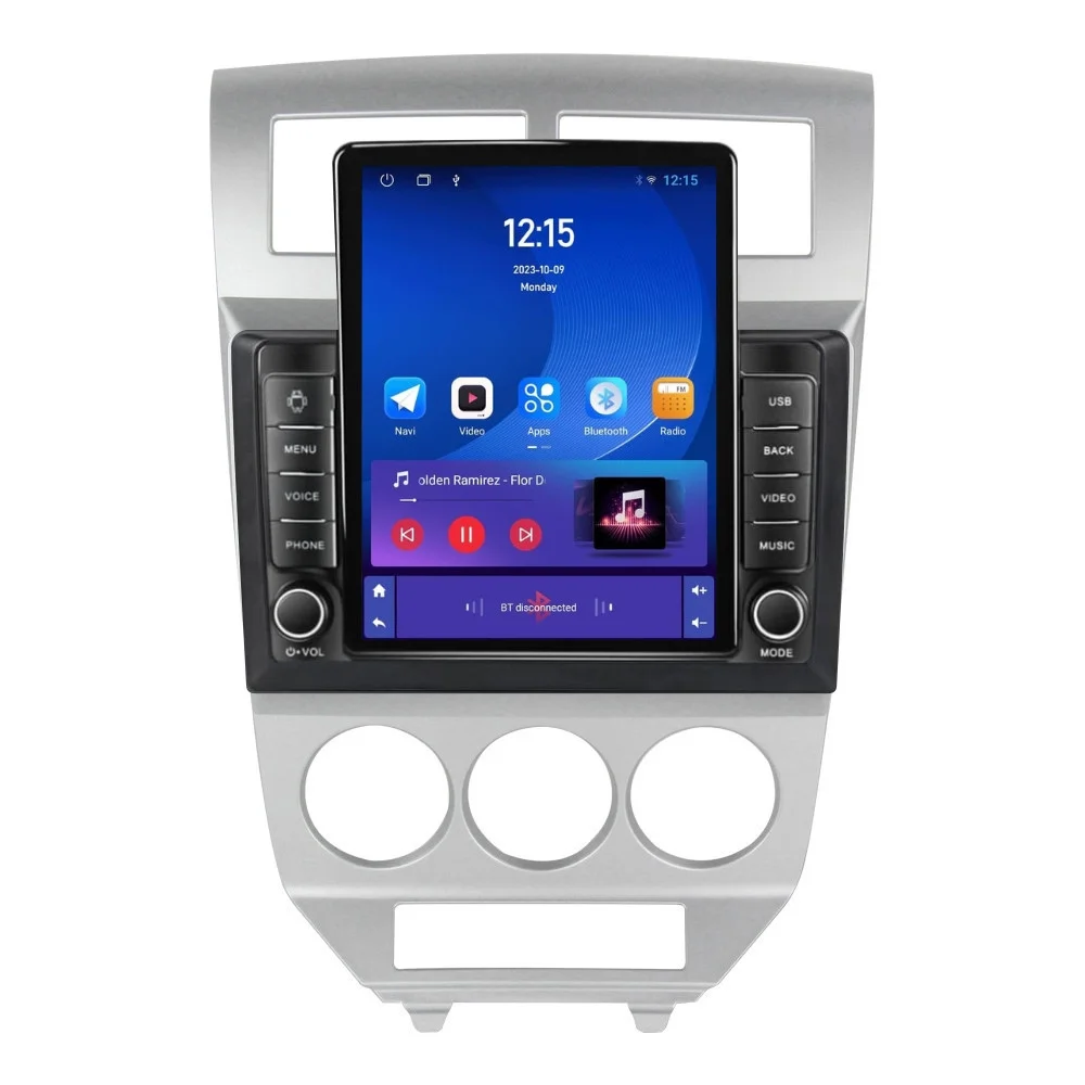 Navigatie dedicata cu Android Dodge Caliber 2006 - 2010, 1GB RAM, Radio GPS Dual Zone, Touchscreen IPS 9.7" HD tip Tesla, Internet Wi-Fi, Bluetooth, MirrorLink, USB
