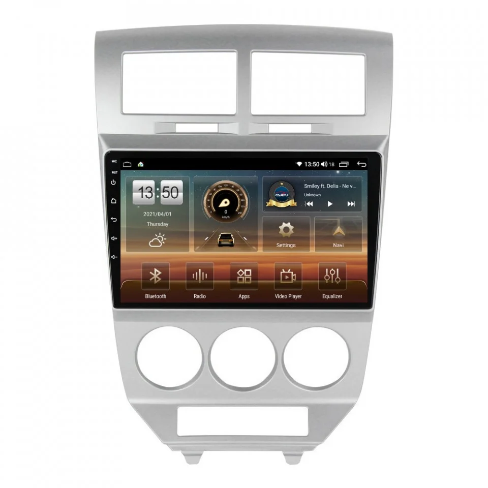 Navigatie dedicata cu Android Dodge Caliber 2006 - 2010, 4GB RAM, Radio GPS Dual Zone, Display HD QLED 10" Touchscreen, Internet Wi-Fi si slot SIM 4G, Bluetooth, MirrorLink, USB
