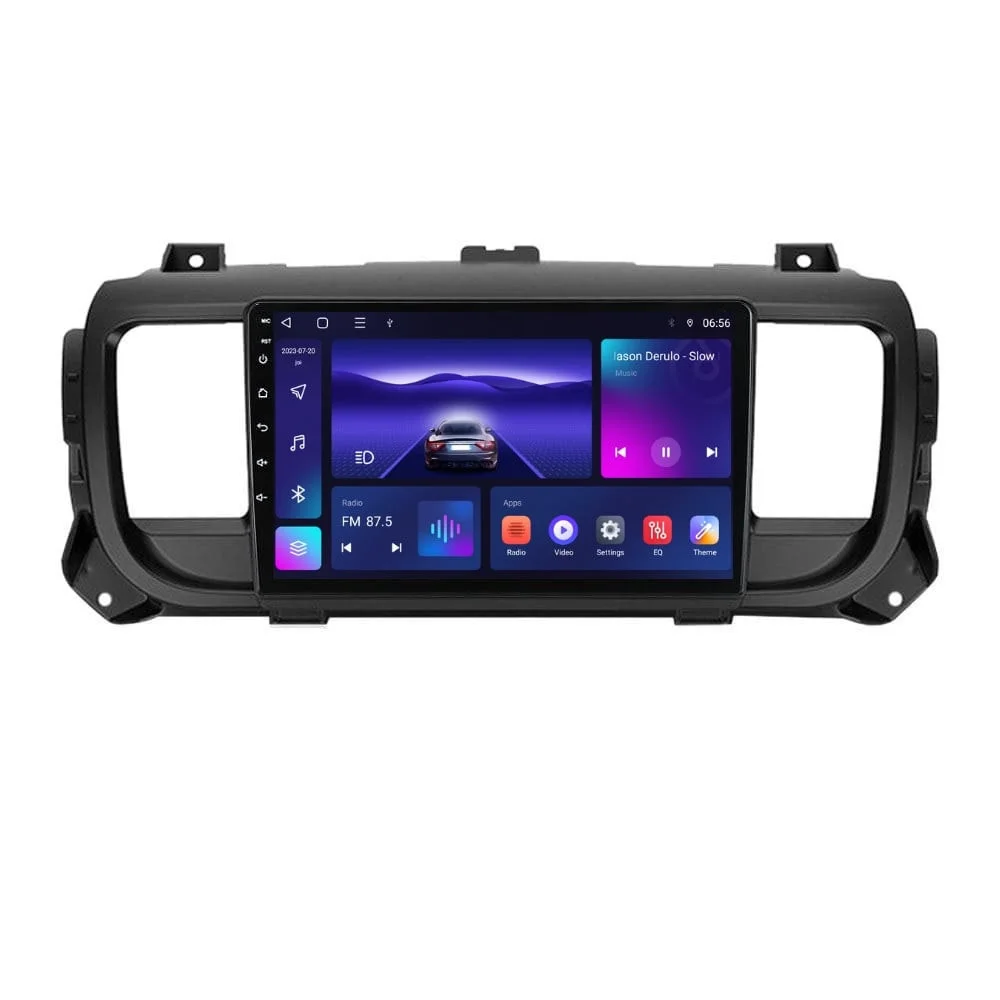 Navigatie dedicata cu Android Opel Vivaro C dupa 2019, 3GB RAM, Radio GPS Dual Zone, Display HD QLED 9" Touchscreen, Internet Wi-Fi si slot SIM 4G, Bluetooth, MirrorLink, USB