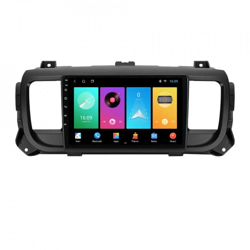 Navigatie dedicata cu Android Opel Vivaro C dupa 2019, 1GB RAM, Radio GPS Dual Zone, Display HD IPS 9" Touchscreen, Internet Wi-Fi, Bluetooth, MirrorLink, USB
