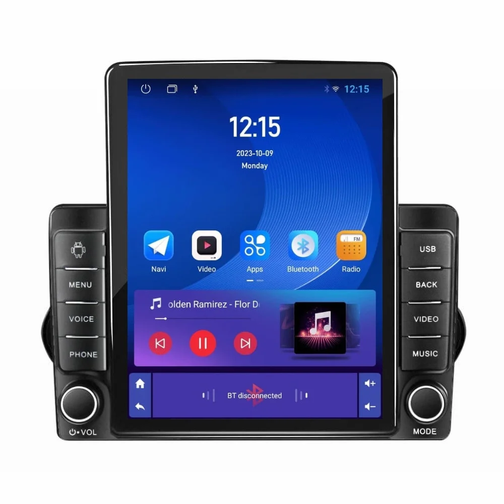 Navigatie dedicata cu Android Fiat Tipo dupa 2015, 1GB RAM, Radio GPS Dual Zone, Touchscreen IPS 9.7" HD tip Tesla, Internet Wi-Fi, Bluetooth, MirrorLink, USB