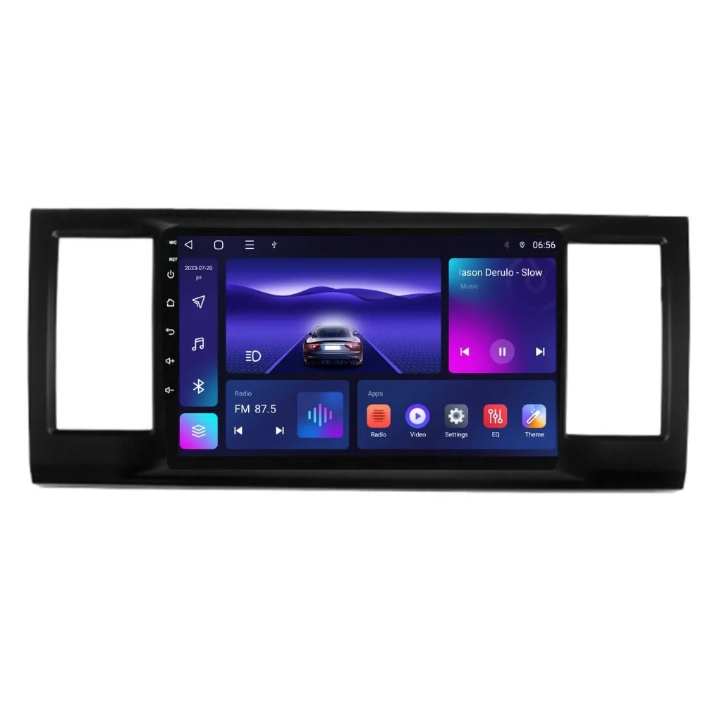 Navigatie dedicata cu Android VW Transporter / Caravelle / Multivan T6 2015 - 2020, 3GB RAM, Radio GPS Dual Zone, Display HD QLED 9" Touchscreen, Internet Wi-Fi si slot SIM 4G, Bluetooth, MirrorLink, USB