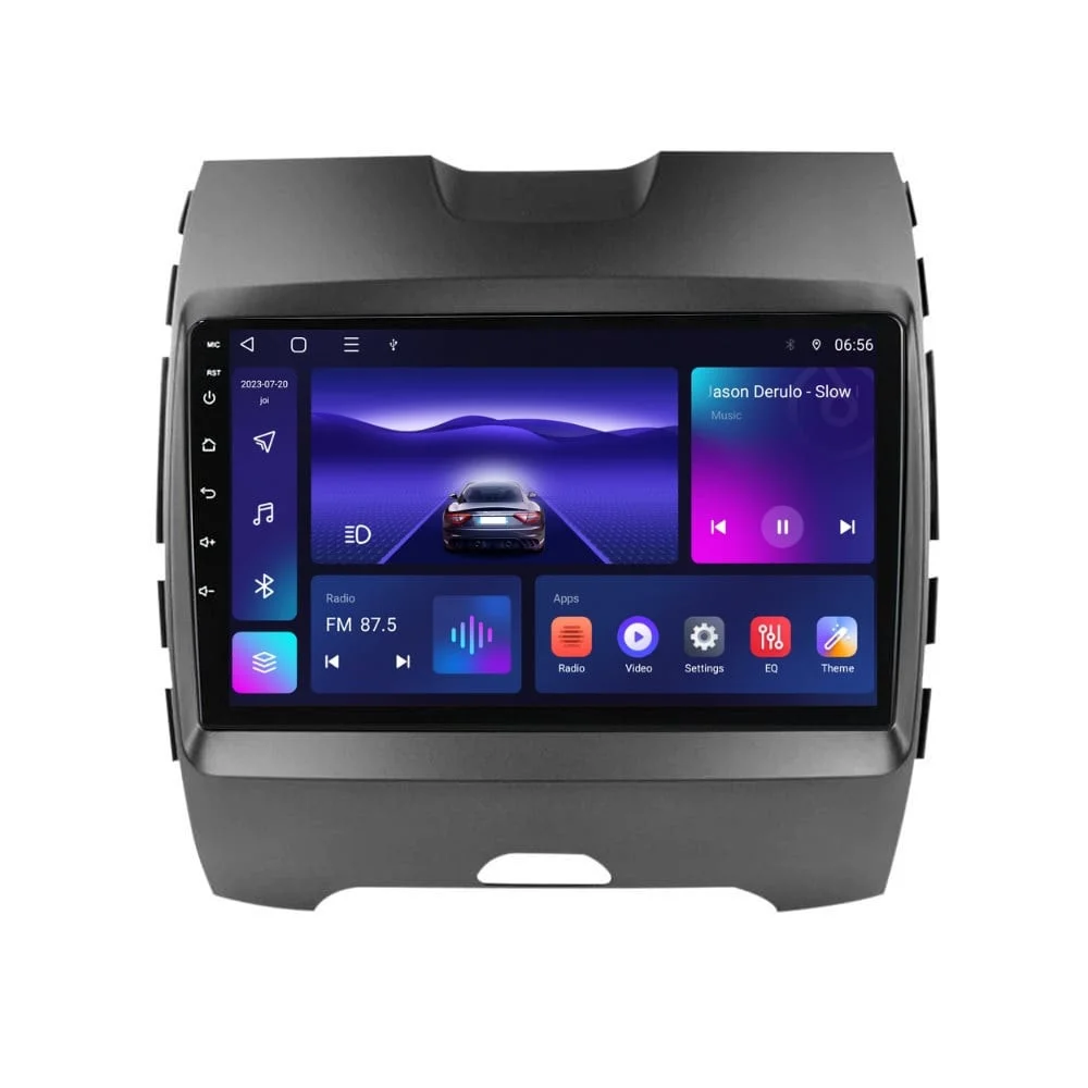 Navigatie dedicata cu Android Ford Edge 2016 - 2021, 3GB RAM, Radio GPS Dual Zone, Display HD QLED 9" Touchscreen, Internet Wi-Fi si slot SIM 4G, Bluetooth, MirrorLink, USB