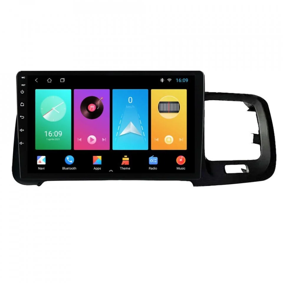 Navigatie dedicata cu Android Volvo S60 II / V60 I 2010 - 2014, 2GB RAM, Radio GPS Dual Zone, Display HD IPS 9" Touchscreen, Internet Wi-Fi, Bluetooth, MirrorLink, USB