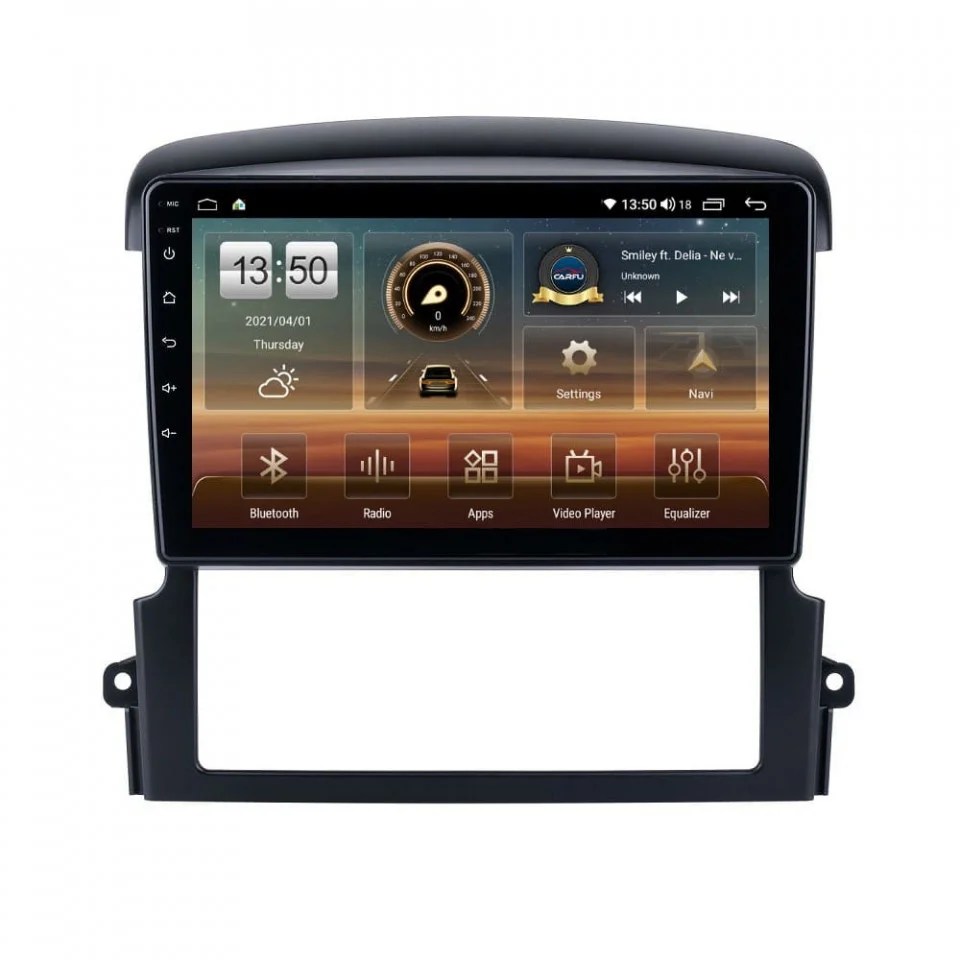 Navigatie dedicata cu Android KIA Sorento I 2006 - 2009, 4GB RAM, Radio GPS Dual Zone, Display HD QLED 9" Touchscreen, Internet Wi-Fi si slot SIM 4G, Bluetooth, MirrorLink, USB