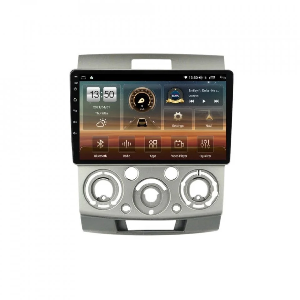 Navigatie dedicata cu Android Mazda BT-50 2005 - 2011, 4GB RAM, Radio GPS Dual Zone, Display HD QLED 9" Touchscreen, Internet Wi-Fi si slot SIM 4G, Bluetooth, MirrorLink, USB