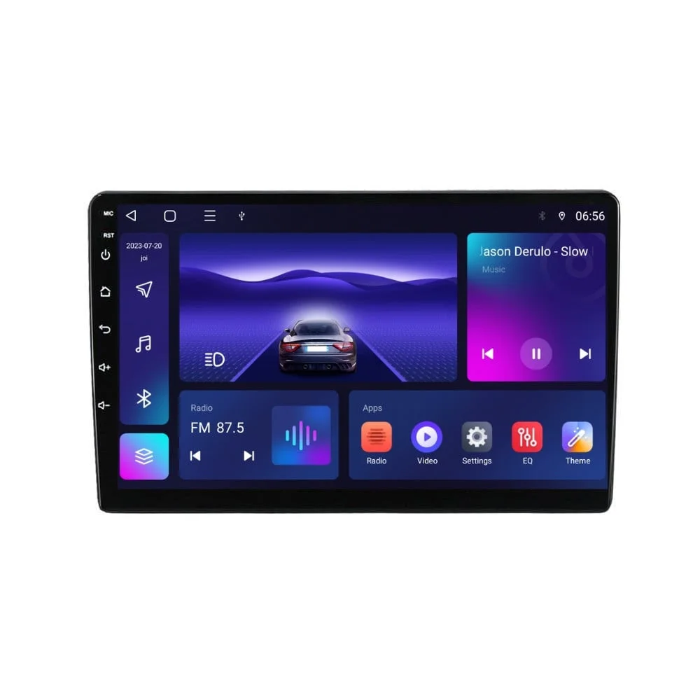 Navigatie dedicata cu Android Peugeot 308 II 2013 - 2021, 3GB RAM, Radio GPS Dual Zone, Display HD QLED 9" Touchscreen, Internet Wi-Fi si slot SIM 4G, Bluetooth, MirrorLink, USB
