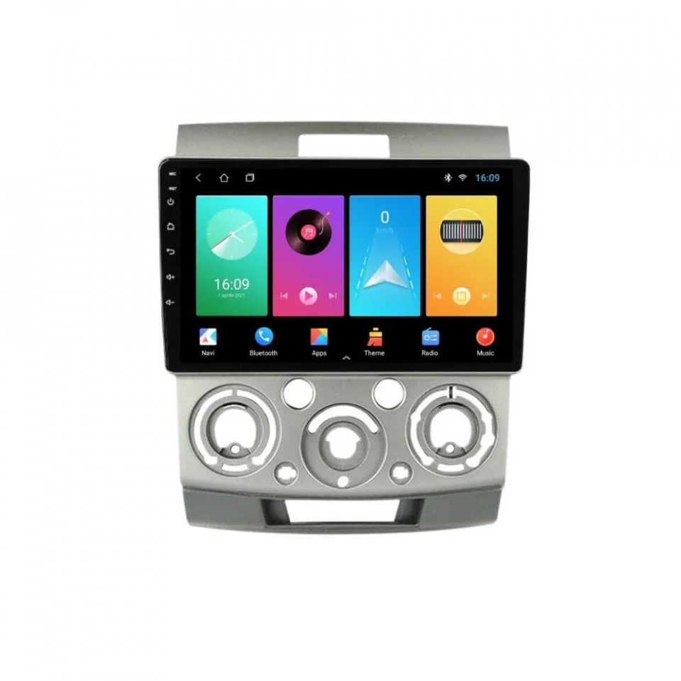 Navigatie dedicata cu Android Mazda BT-50 2005 - 2011, 2GB RAM, Radio GPS Dual Zone, Display HD IPS 9" Touchscreen, Internet Wi-Fi, Bluetooth, MirrorLink, USB