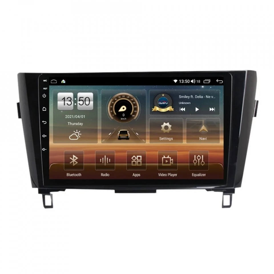 Navigatie dedicata cu Android Nissan X-Trail T32 2014 - 2021, 8GB RAM, Radio GPS Dual Zone, Display HD QLED 10" Touchscreen, Internet Wi-Fi si slot SIM 4G, Bluetooth, MirrorLink, USB