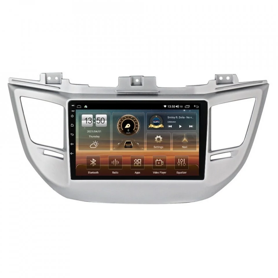 Navigatie dedicata cu Android Hyundai Tucson 2015 - 2018, 6GB RAM, Radio GPS Dual Zone, Display HD QLED 9" Touchscreen, Internet Wi-Fi si slot SIM 4G, Bluetooth, MirrorLink, USB