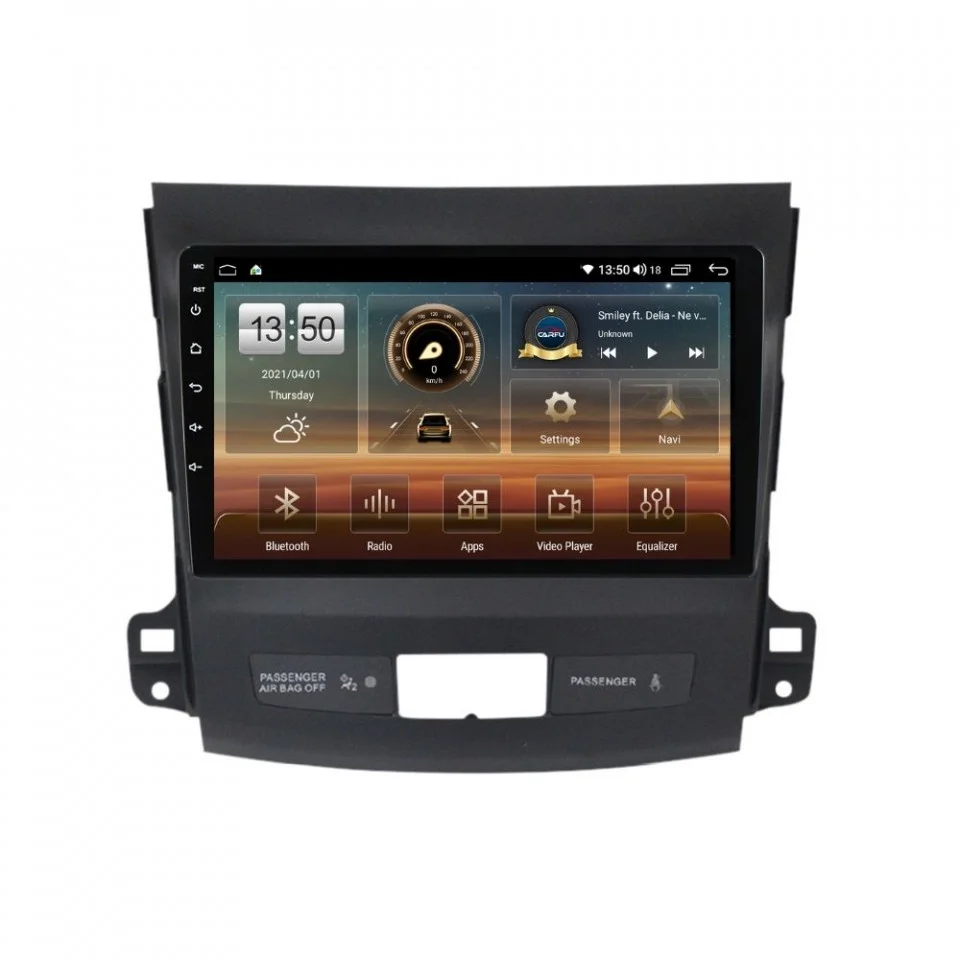 Navigatie dedicata cu Android Peugeot 4007 2007 - 2013, 4GB RAM, Radio GPS Dual Zone, Display HD QLED 9" Touchscreen, Internet Wi-Fi si slot SIM 4G, Bluetooth, MirrorLink, USB