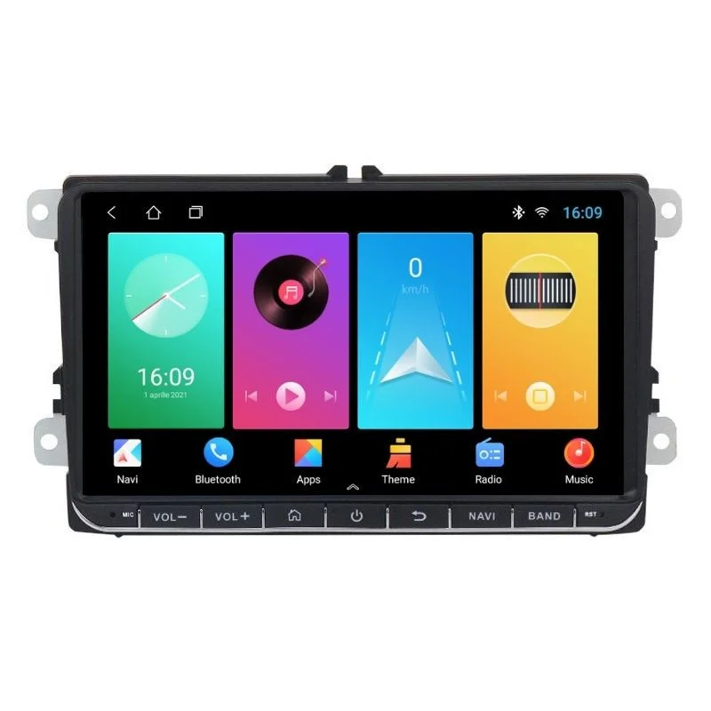 Navigatie dedicata cu Android VW Polo 6R 2009 - 2014, 2GB RAM, Radio GPS Dual Zone, Display HD IPS 9" Touchscreen, Internet Wi-Fi, Bluetooth, MirrorLink, USB